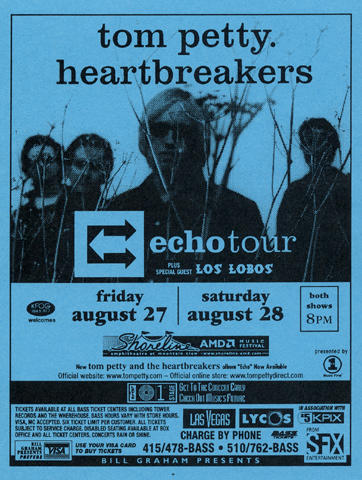 Tom Petty & the Heartbreakers Handbill