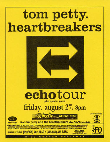 Tom Petty & the Heartbreakers Handbill