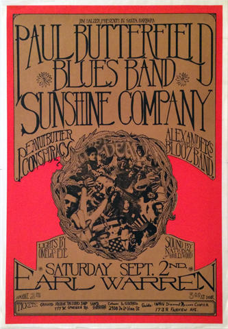 The Paul Butterfield Blues Band Poster