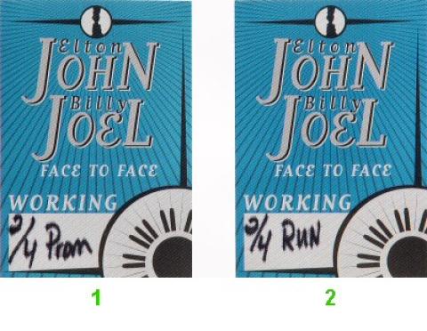 Elton John Backstage Pass