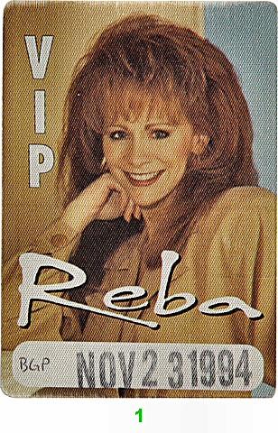 Reba McEntire Backstage Pass