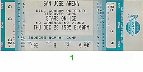 Stars on Ice Vintage Ticket