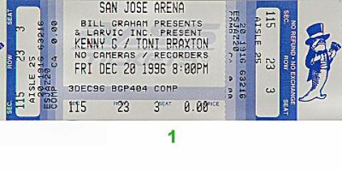 Kenny G Vintage Ticket
