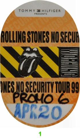 The Rolling Stones Backstage Pass