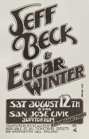 Jeff Beck Handbill