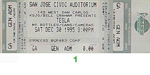 Tesla Vintage Ticket