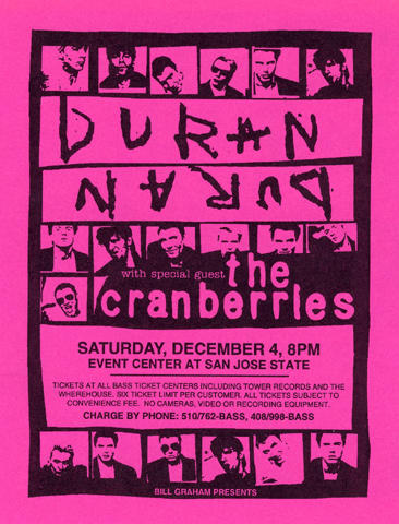 Duran Duran Handbill