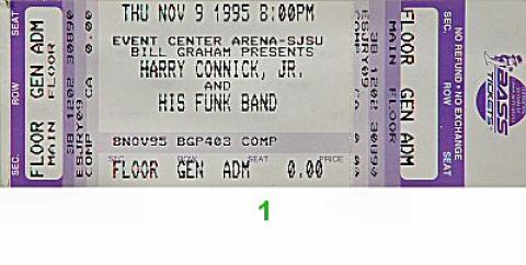 Harry Connick Jr. Vintage Ticket