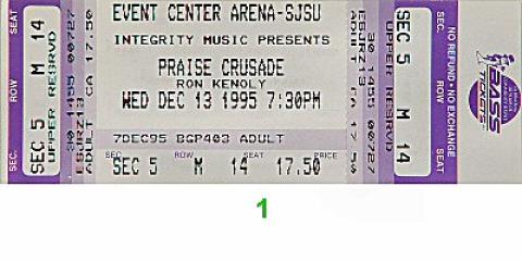 Ron Kenoly Vintage Ticket