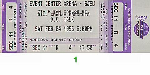 D.C. Talk Vintage Ticket
