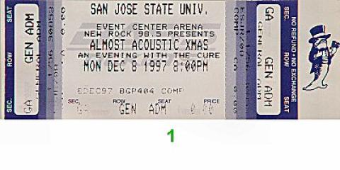 The Cure Vintage Ticket