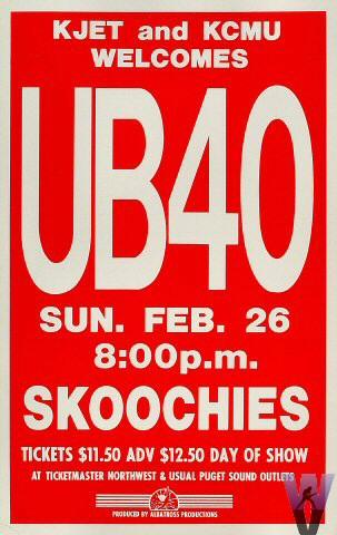 UB40 Poster