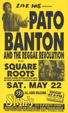 Pato Banton And The Reggae Revolution Poster