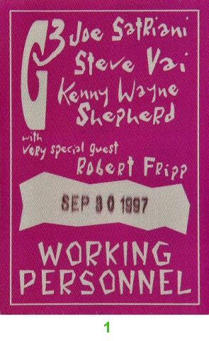 Joe Satriani Backstage Pass