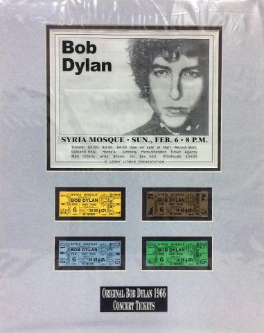 Bob Dylan Vintage Ticket