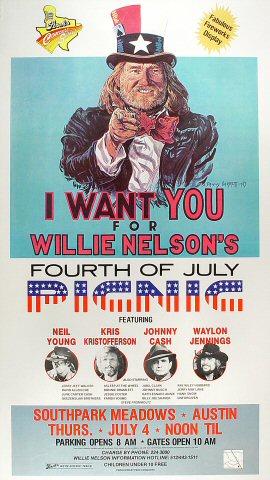 Willie Nelson Poster