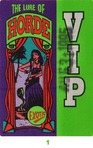 H.O.R.D.E. Festival Backstage Pass