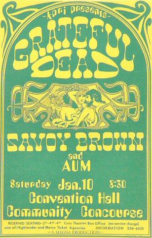 Grateful Dead Handbill