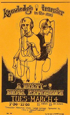 Knowledge transfer in the 1970's Handbill