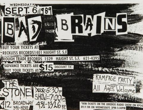 Bad Brains Handbill