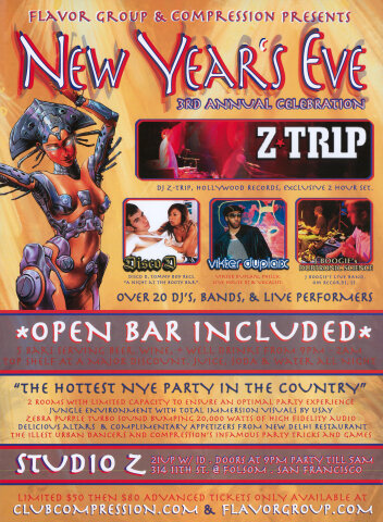 3rd Annual New Years Eve Celebration Poster