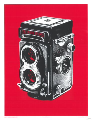 White Stripes Silkscreen