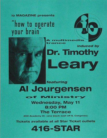 Timothy Leary Handbill