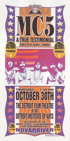 MC5: A True Testimonial Handbill