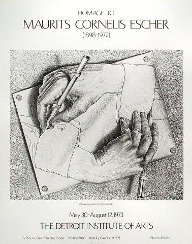 A Homage To Maurits Cornelis Escher Poster