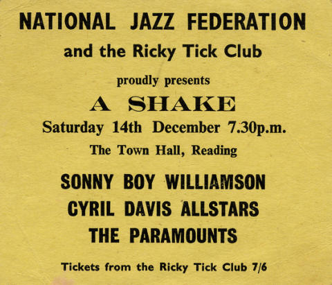 Sonny Boy Williamson Handbill