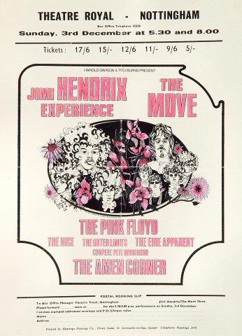 Jimi Hendrix Experience Handbill