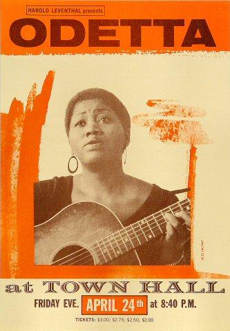Odetta Handbill