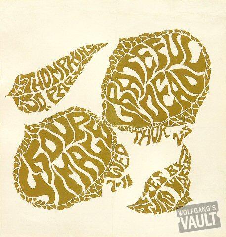 Grateful Dead Handbill