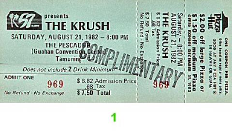 The Krush Vintage Ticket