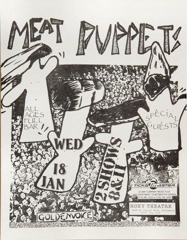 Meat Puppets Handbill