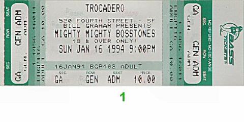 The Mighty Mighty Bosstones Vintage Ticket