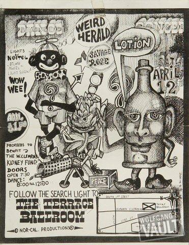 The W. Clement Kidney Fund Benefit Handbill