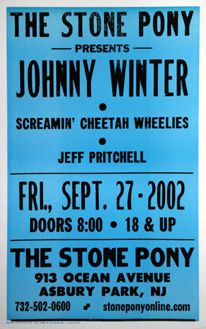 Johnny Winter Poster