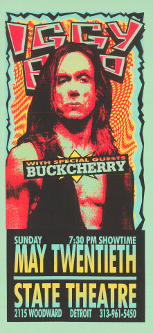 Iggy Pop Handbill