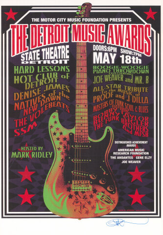 The Detroit Music Awards Poster
