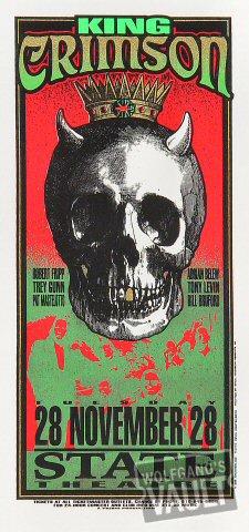 King Crimson Handbill