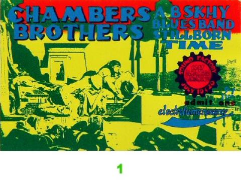 The Chambers Brothers Vintage Ticket