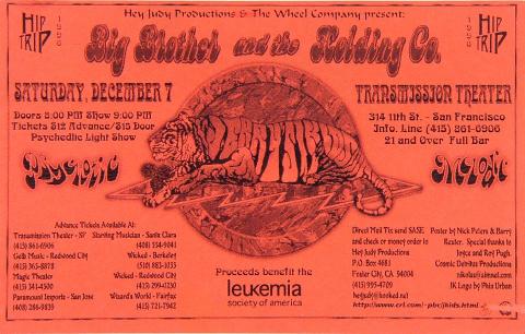 Big Brother and the Holding Company Postcard