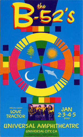 The B-52's Handbill