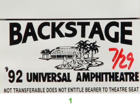 Jerry Garcia Band Backstage Pass