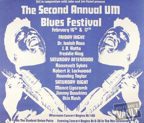 University of Miami Blues Festival Poster