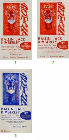 Santana Vintage Ticket