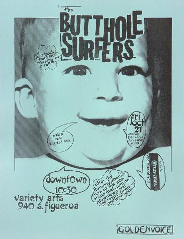 Butthole Surfers Handbill