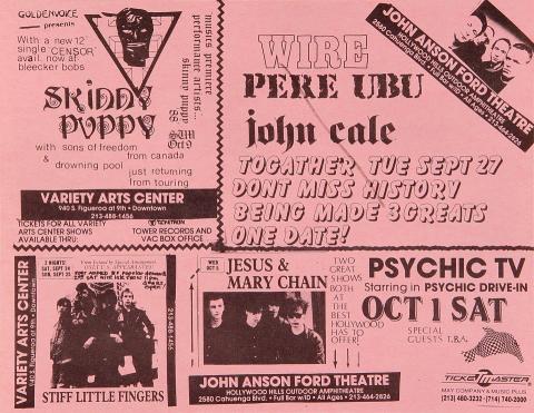 Skinny Puppy Handbill