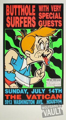 Butthole Surfers Serigraph